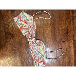 Calvin Klein bikini top M swimwear two piece bandeau retro